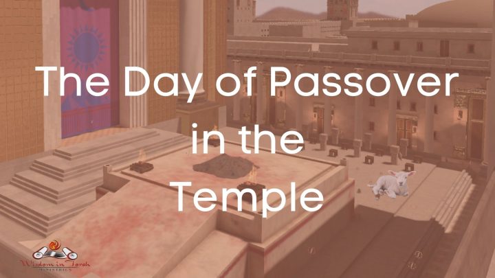 The day of Passover in the Temple