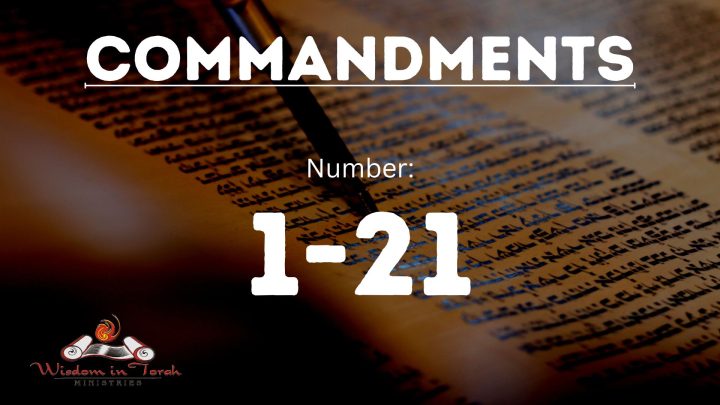 Commandments 1-21